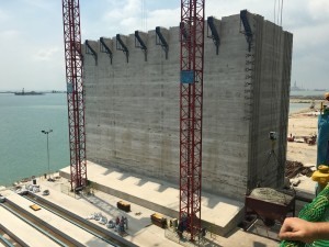 Caisson, Tuas finger 1