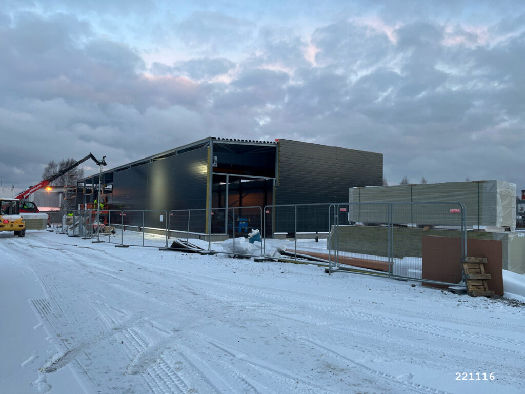 Construction of Workshop Bygging-Uddemann